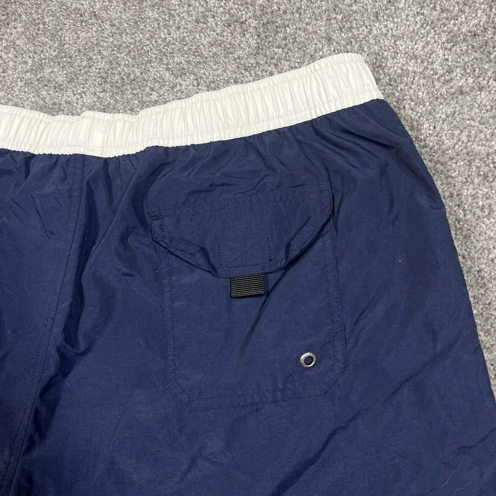 Vintage Polo Sport Ralph Lauren Board Shorts Mens XXL Blue Surf Swim Trunks Rare